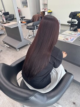 ガルボヘアー 桟橋店(garbo hair) 髪質改善 くせ毛 ストレート 縮毛矯正 艶髪 ロング 湿気対策