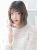 ■ワイドバング美髪切りっぱなし外ハネボブディ47上尾20代30代