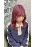 #ピンクカラー#ダブルカラー#レイヤーカット#カット