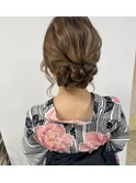 シニヨンヘアセット