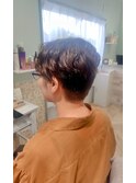 ツーブロック大人スッキリショート　
