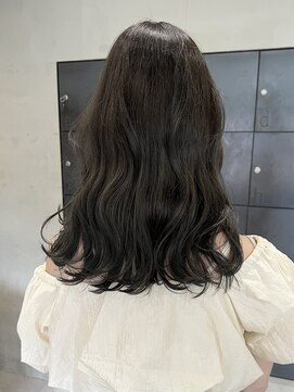 ヘアー アイス ルーチェ(HAIR ICI LUCE) ブリーチなし透明感大人可愛いラベンダーグレージュ夏カラー今枝