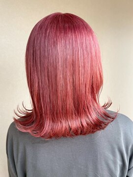 ミルヘアデザイン(mil hair design) ピンクブラウン 艶髪 髪質改善 韓国風 顔まわり 顔周り