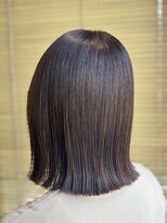 オーガニック リブ 川越(organic+live)&nbsp;小顔◎切りっぱなしボブ+外はねスタイリング