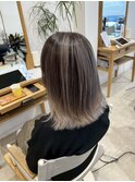 バレイヤージュ/シルバーアッシュ