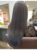 アッシュブルーなグラデーション