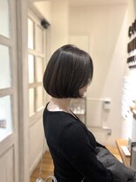 シーループユナイテッドアトリエ(C-LOOP UNITED ATELIER)&nbsp;大人の艶ボブ/オリーブグレー/顔まわりレイヤー