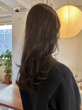 ライン(LINE) 透明感カラー/オリーブグレージュ