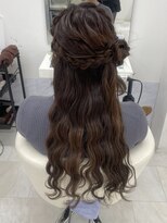 アイトーキョーエス 渋谷(AI TOKYO S)&nbsp;くるみちゃんヘア/ハーフアップ/お団子/ウェーブ巻き/ヘアメ