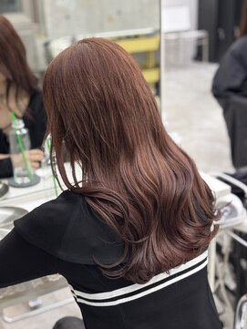 ディジョン(Dijon) 韓国顔まわりレイヤーカットグレージュオリーブベージュブラウン