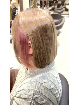 ファブ 千葉店(FaB) ベージュ×ピンク