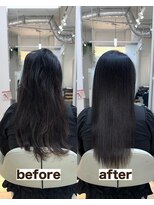 シゲ 自由が丘店(SHIGE) 乾かすだけでまとまる地毛風髪質改善ストレート40代50代縮毛矯正