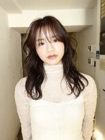 ワンインチ(1 inch)&nbsp;ウェーブヘアー/シースルー