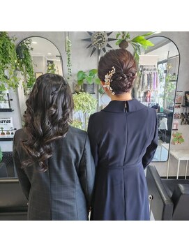 エステラ(ESTELA) 親子　結婚式参列ヘアセット