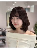 ミーク(meak)&nbsp;チョコレートブラウンのふんわりレイヤー