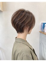 リノ 寺田町南口店(rino) 柔らかな色味の白髪染めショート