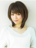 《AFLOATディル裕二朗》小顔スマートミディアムヘア
