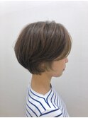 伸ばしかけ丸みショート×インナーカラーstylist 永松 30代40代