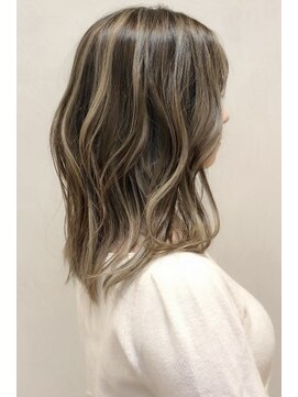 ネックス 表参道本店(nex) 【nex 表参道】nex大人ハイライト ベージュブロンド