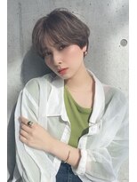 ジーナ セントラル銀座(Zina)&nbsp;ハンサムマッシュショート×シアーグレージュ