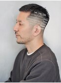 クロップスタイルスキンフェードbarberバーバー刈り上げ爽やか