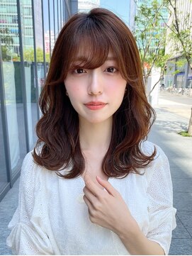 ロンド ロビン 栄(Lond robin) 【Lond robin】くびれミディアムレイヤー大人可愛い