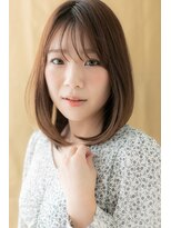 カバーヘア ブリス 大宮西口(COVER HAIR bliss)&nbsp;シースルー前髪x透け感グレージュ前下がり小顔ワンカールZ大宮