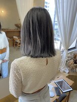 マロウ(mallow) 《花屋併設》ミルクティアッシュ/冬カラー@20代30代40代