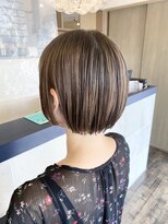 ヘアスペースブルーム エボリューション 庄内店(HAIR SPACE BLOOM evolution)&nbsp;大人可愛い20代30代40代前下がりひし形小顔ボブ丸みショート
