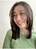 ミディ グレージュ 透明感カラー 30代 40代 代官山 中目黒