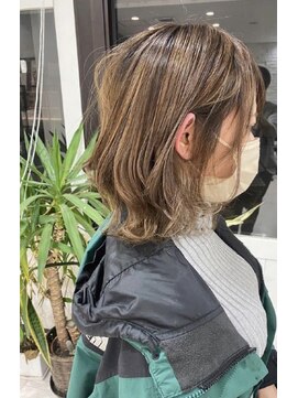 シャルム ヘアー デザイン(CHARME Hair Design) 【ナチュラルハイライト】 スモーキーベージュ