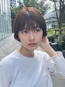 エアー 青山(AIR) 大人可愛い/ショートボブ/丸みショート