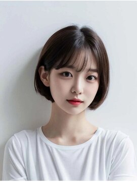 オリジンズヘアーセカンド 守谷店(Origins hair 2nd) マチルダボブ×ベージュ系カラー