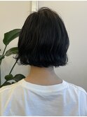 ショートボブ×パーマ