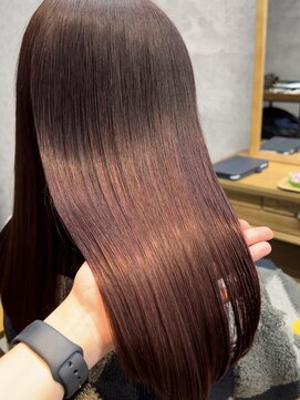 ナチュラル グロー 仙台駅前店(Natural grow) カシスピンク×髪質改善トリートメント