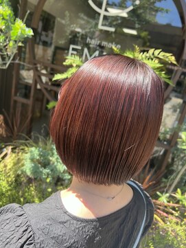 エマ(EMMA) まるみボブ×カシスピンク 【EMMA/浜町】yui