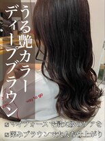 クレア 岡崎南店(CREA)&nbsp;うる艶カラー♪ディープブラウン