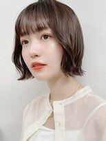 サンド ミュウ 横浜店(sand mieu)&nbsp;オリーブベージュ/髪質改善/韓国/レイヤーカット/ボブ/前髪/横浜