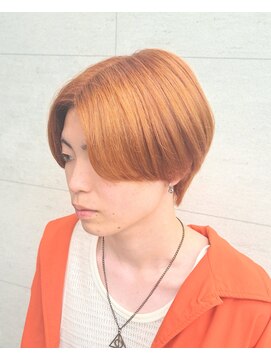 ノミネーション(Nomination) メンズセンターパート×オレンジベージュ