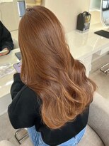 オズ 安積店(OZ)&nbsp;ダブルカラー外ハネボブインナーカラーハイライトケアブリーチ