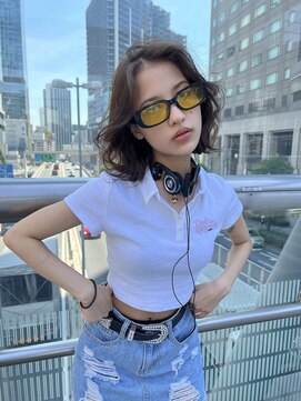 アデ オモテサンドウ(ade omotesando) 90'sアメリカンウェーブヘア