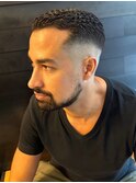 フェードカット バーバースタイル アイロンパーマ