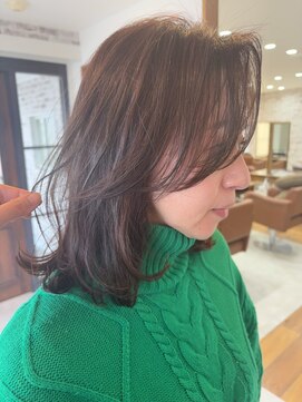 アフロートナガノ(AFLOAT NAGANO) 顔周りデザインカット