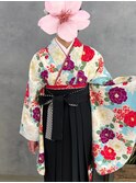 卒業式に可愛い袴で♪