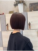 切りっぱなしボブ