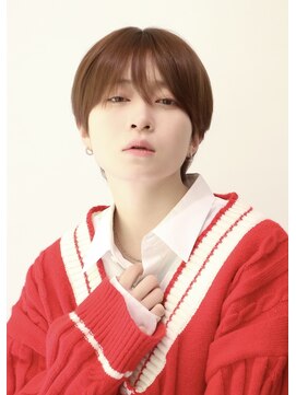 オーシャントーキョー 心斎橋(OCEAN TOKYO WEST) 韓国マッシュカルマパーマコンマバングセンターパート黒髪ウルフ