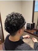メンズパーマ+似合わせカット