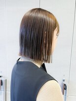 ロンド ロワール 門前仲町(Lond Loire)&nbsp;ボブショートボブ縮毛矯正ベージュグレージュ門前仲町