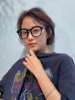 ディッセンバー 伊勢崎(December)&nbsp;切りっぱなしボブ/ミニボブ/丸くないボブ/ヘーゼルベージュ