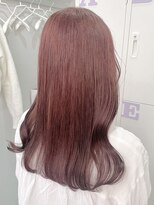 フウ(fuh)&nbsp;ワインレッド/レッドカラー/ロング/ブリーチなしダブルカラー